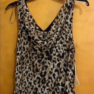 NWT sleeveless leopard dress size 16
